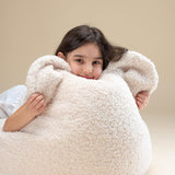 Wigiwama Sitzsack Bär "Cremeweißer"