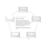 Isle of dogs Design Babybett weiß bemalt