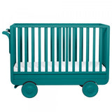 Laurette La Roulotte Babybett Gitterbett auf Rollen