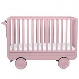 Laurette La Roulotte Babybett Gitterbett auf Rollen