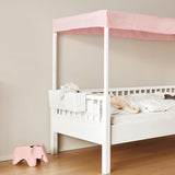 Isle of dogs junior bed, curved side, white 90x200 cm