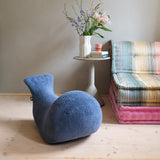 bada&bou ba "der Schaukel-Wal" fluffy blue