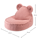 Wigiwama Bear Bean Bag “Guava”