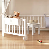 Isle of dogs junior bed, curved side, white 90x200 cm