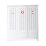 Isle of dogs junior bed, curved side, white 90x200 cm