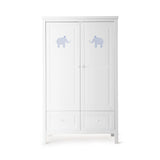 Isle of dogs junior bed, curved side, white 90x200 cm