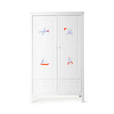 Isle of dogs junior bed, curved side, white 90x200 cm