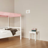 Isle of dogs baby bed white, with slip rungs incl. conversion set 70x140 cm