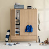 Oliver Furniture Wood Kleiderschrank 3-türig, Eiche