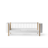 Oliver Furniture Wood Mini+ Basic Babybett Weiß/Eiche 68x122 cm