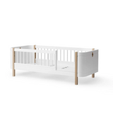 Oliver Furniture Wood Mini+ Basic Babybett Weiß/Eiche 68x122 cm