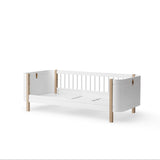 Oliver Furniture Wood Mini+ Basic Babybett Weiß/Eiche 68x122 cm