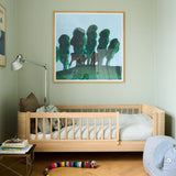 Oliver Furniture Wood Mini+ Geschwisterset, Eiche (Ergänzung für Mini+ Babybett inkl. Umbauset Juniorbett)