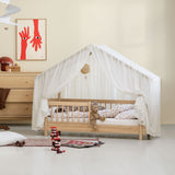 Oliver Furniture Curtain for mezzanine bed and Wood bunk bed