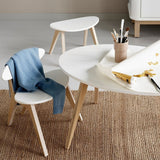 Oliver Furniture Wood Pingpong Tisch Weiß/Eiche