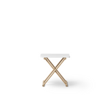 Oliver Furniture Camp Feldbetttisch hoch, weiß/Eiche