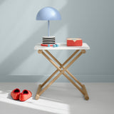 Oliver Furniture Camp Feldbetttisch niedrig, weiß/Eiche