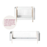 Oliver Furniture Wood Mini+ Geschwisterset (Ergänzung für Wood Mini+ Babybett inkl. Umbauset Juniorbett)