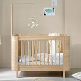 Oliver Furniture Wood Mini+ Babybett inkl. Umbauset Juniorbett Eiche 68x122 cm