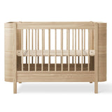 Oliver Furniture Wood Mini+ Babybett exkl. Umbauset Juniorbett Eiche 68x122 cm