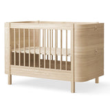 Oliver Furniture Wood Mini+ Babybett exkl. Umbauset Juniorbett Eiche 68x122 cm