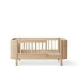 Oliver Furniture Wood Mini+ Babybett inkl. Umbauset Juniorbett Eiche 68x122 cm