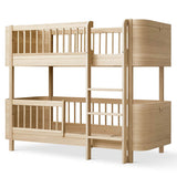 Oliver Furniture Wood Mini+ halbhohes Etagenbett Eiche 68x162 cm