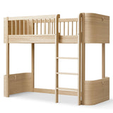 Oliver Furniture Wood Mini+ halbhohes Hochbett Eiche 68x162 cm
