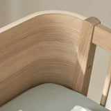 Oliver Furniture Wood Mini+ halbhohes Hochbett Eiche 68x162 cm