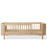 Oliver Furniture Wood Mini+ Babybett inkl. Umbauset Juniorbett Eiche 68x122 cm