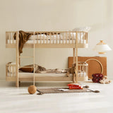 Oliver Furniture Wood Original mezzanine bed white/oak 90x200 cm