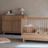 Quax Babybett Kyo, Honey Ash 120 x 70 cm