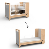 Rafa-kids Bettschiene für schaukelndes Babybett (Naturlaminat)