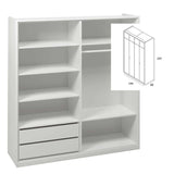 Muba Bespoke 4-door wardrobe 144x247 cm