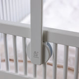 Sebra Babybett Himmelhalterung seitlich in weiss von Engel und Bengel