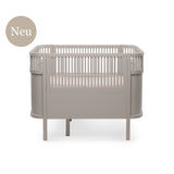 Oliver Furniture Wood Mini+ Baby Bed excl. Conversion Kit Junior Bed Oak 68x122 cm (0-3)