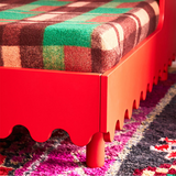 Oeuf Bett Kleinkinderbett Juniorbett Moss Tomate 70x140 cm