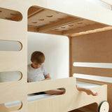 Rafa-kids F-Stockbett Naturlaminat 90x200 cm