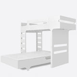 Rafa-kids F-Stockbett Weiß Laminat 90x200 cm