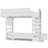 Rafa-kids F-Stockbett Weiß Laminat 90x200 cm