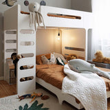 Rafa-kids F-Stockbett Weiß Laminat 90x200 cm