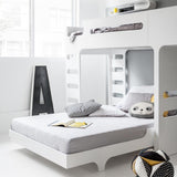 Rafa-kids F-Stockbett Weiß Laminat 90x200 cm