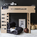 Rafa-kids F-Hochbett Naturlaminat 90x200 cm