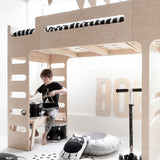 Rafa-kids F-Hochbett Naturlaminat 90x200 cm