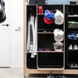 Rafa-kids H-Kleiderschrank Schwarz