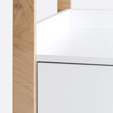 Rafa-kids H-Kommode mit 8 Schubladen und Kleiderstange Weiß