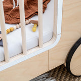 Rafa-kids schaukelndes Babybett Weiß 60x120 cm