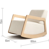 Rafa-kids Schaukelsessel Weiß