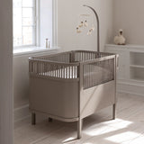 Oliver Furniture Wood Mini+ Baby Bed excl. Conversion Kit Junior Bed Oak 68x122 cm (0-3)