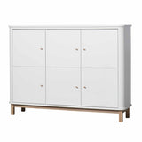 Oliver Furniture Wood multi cabinet oak/white